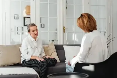 woman in therapy session